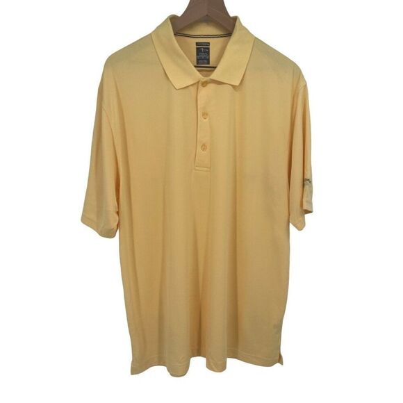 Page & Tuttle Other - Page & Tuttle Cool Swing XL Polo Shirt Mens Yellow Pearl River Resort Logo